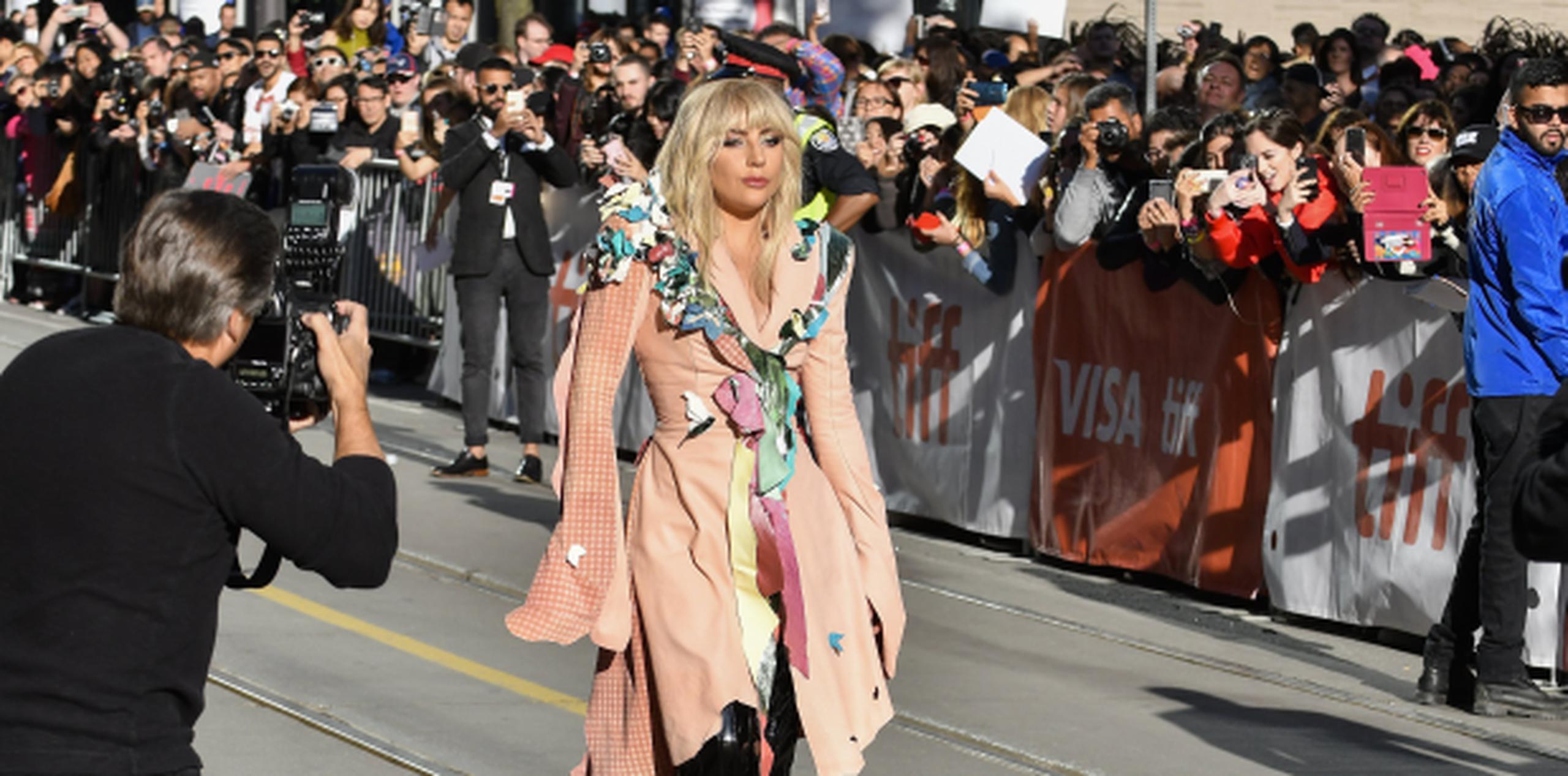 El anuncio de Lady Gaga coincidió con el estreno mundial en TIFF del documental "Gaga: Five Foot Two", que hace referencia a la altura de la artista en el sistema anglosajón. (EFE/EPA/WARREN TODA)