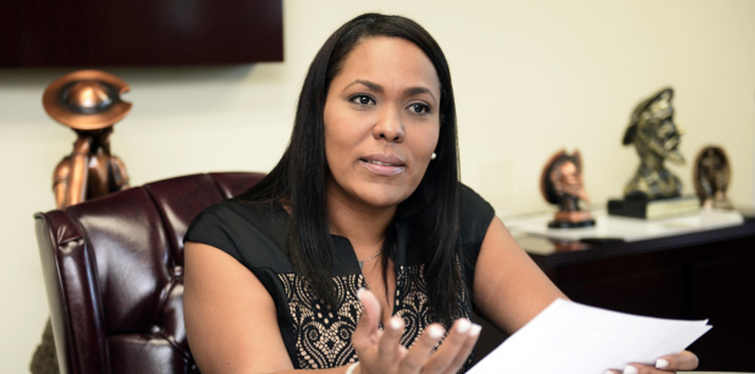 Rosachely Rivera Santana fue designada a llevar las riendas de la administración del pueblo, siguiendo la Ordenanza Municipal número 19 (Capítulo 3, Artículo 3,007) del 2015 al 2016. (PARA HORIZONTE / GERALD LÓPEZ CEPERO)