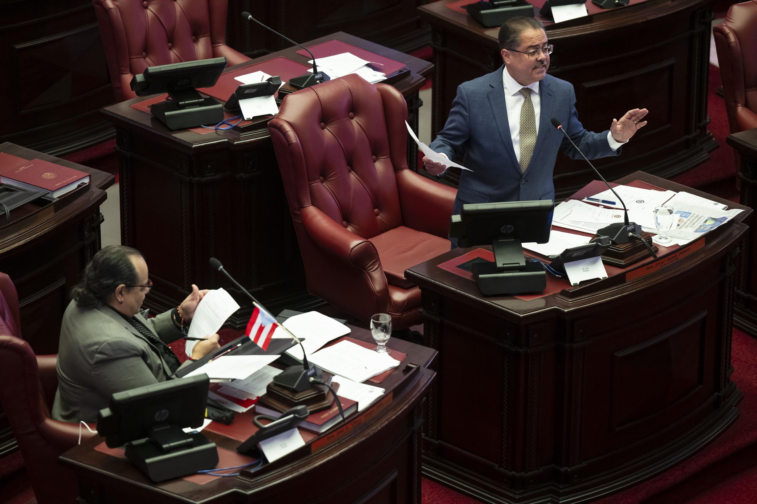 José Luis Dalmau Santiago, presidente del Senado, sostuvo que no responderá a presiones.