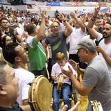 Aguada celebra triunfo de los Santeros