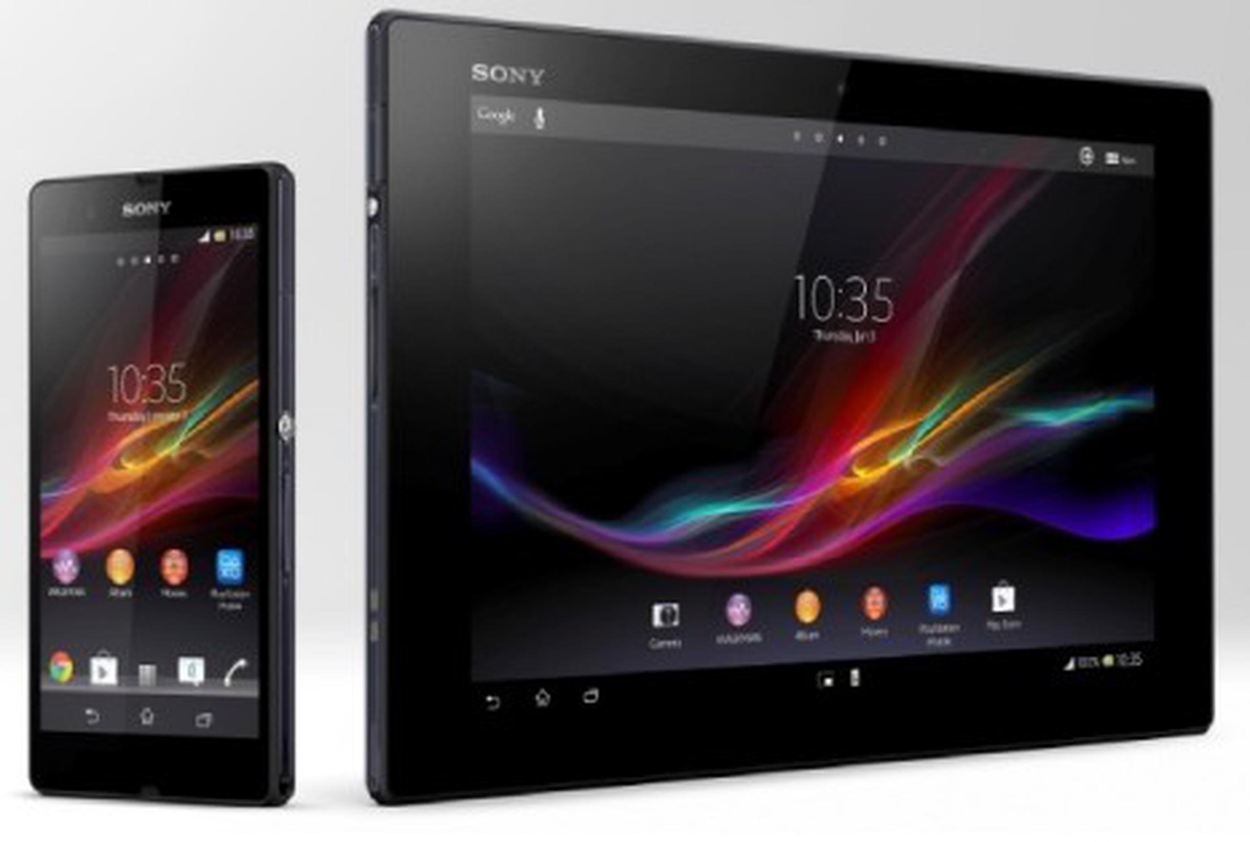 La Xperia Tablet Z incorpora funciones NFC One-Touch de Sony que les permiten a los usuarios transferir contenido sin interrupciones de la tableta a un televisor, de la tableta a un altavoz o de un teléfono a la tableta haciendo contacto con los dos dispositivos.(Suministrada)