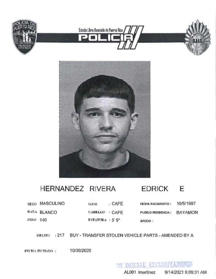 Edrick E. Hernández Rivera fue asesinado en la avenida Santa Juanita en Bayamón.