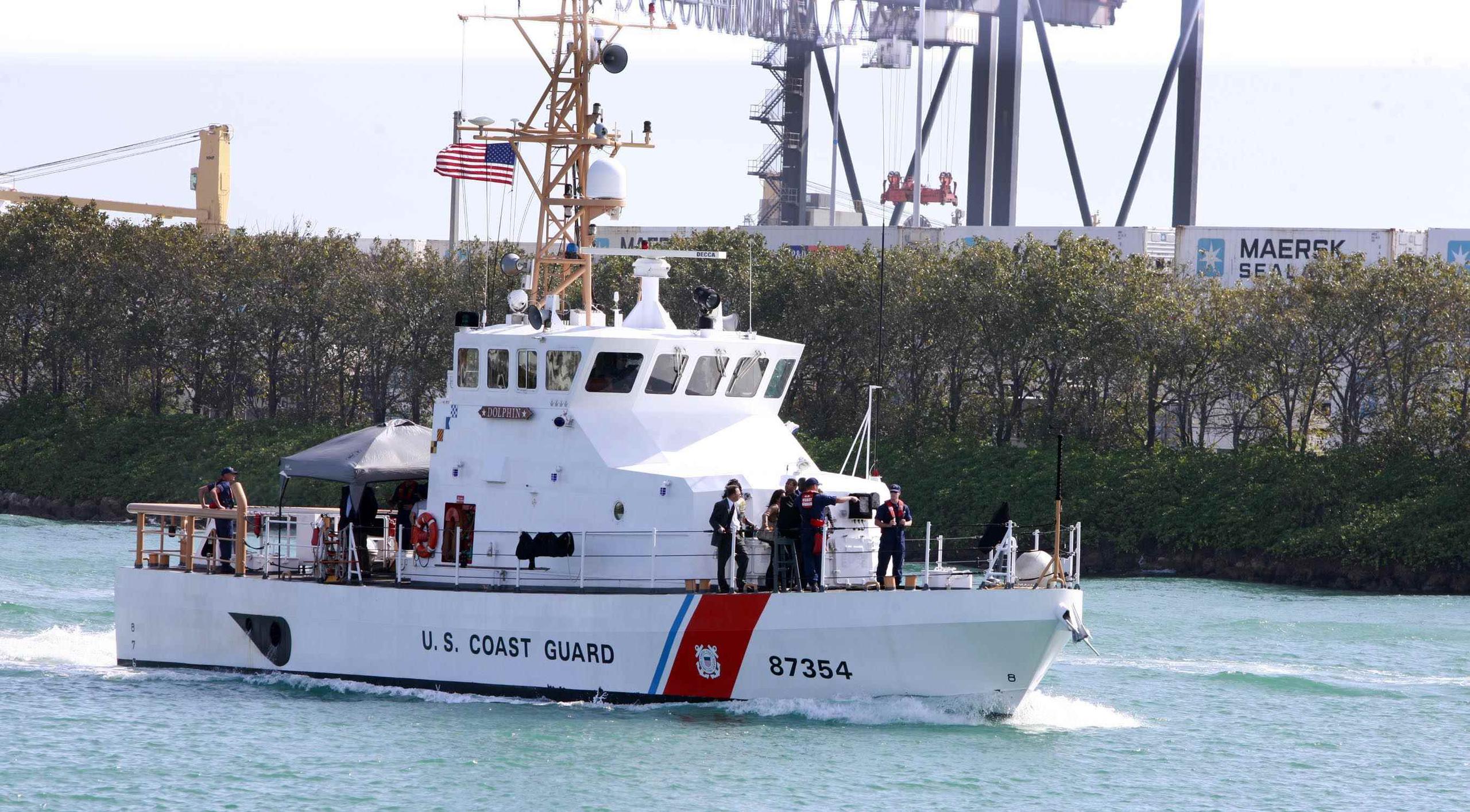 En la imagen, una embarcación de la Guardia Costanera de Estados Unidos. (GFR Media)