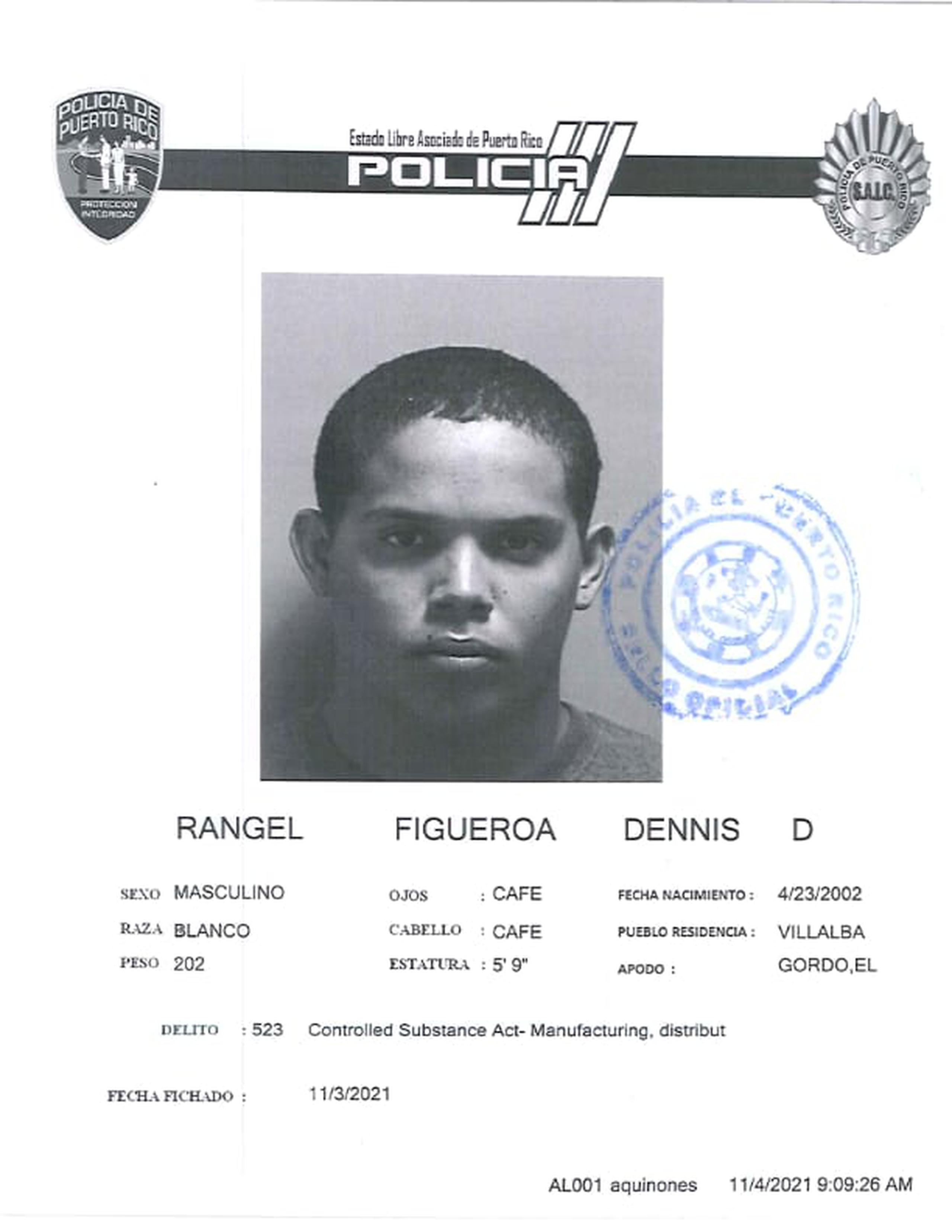 Dennis D. Rangel Figueroa fue encarcelado al no prestar una fianza de $100,000.
