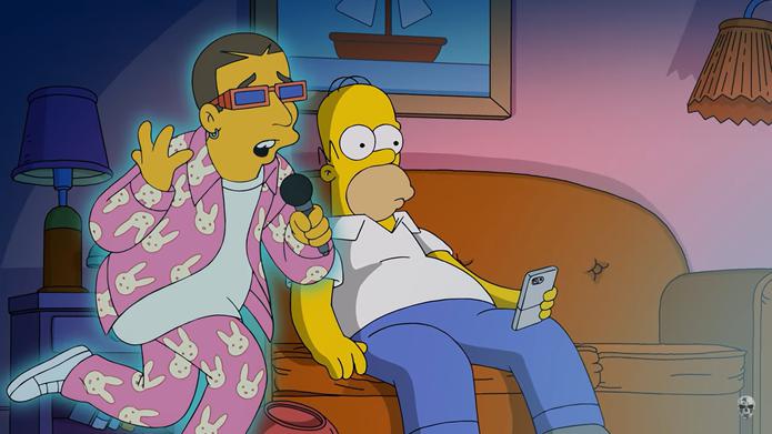 El Conejo Malo llegó a Springfield para ayudar a entender a Homero que su obsesión con la tecnología estaba afectando su relación con Marge.