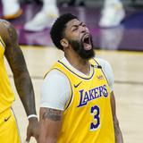 LeBron James y Anthony Davis se crecen para los Lakers empatar la serie contra los Suns