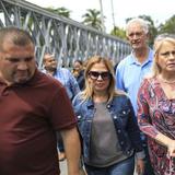 Karen provoca el colapso de un puente provisional en Utuado