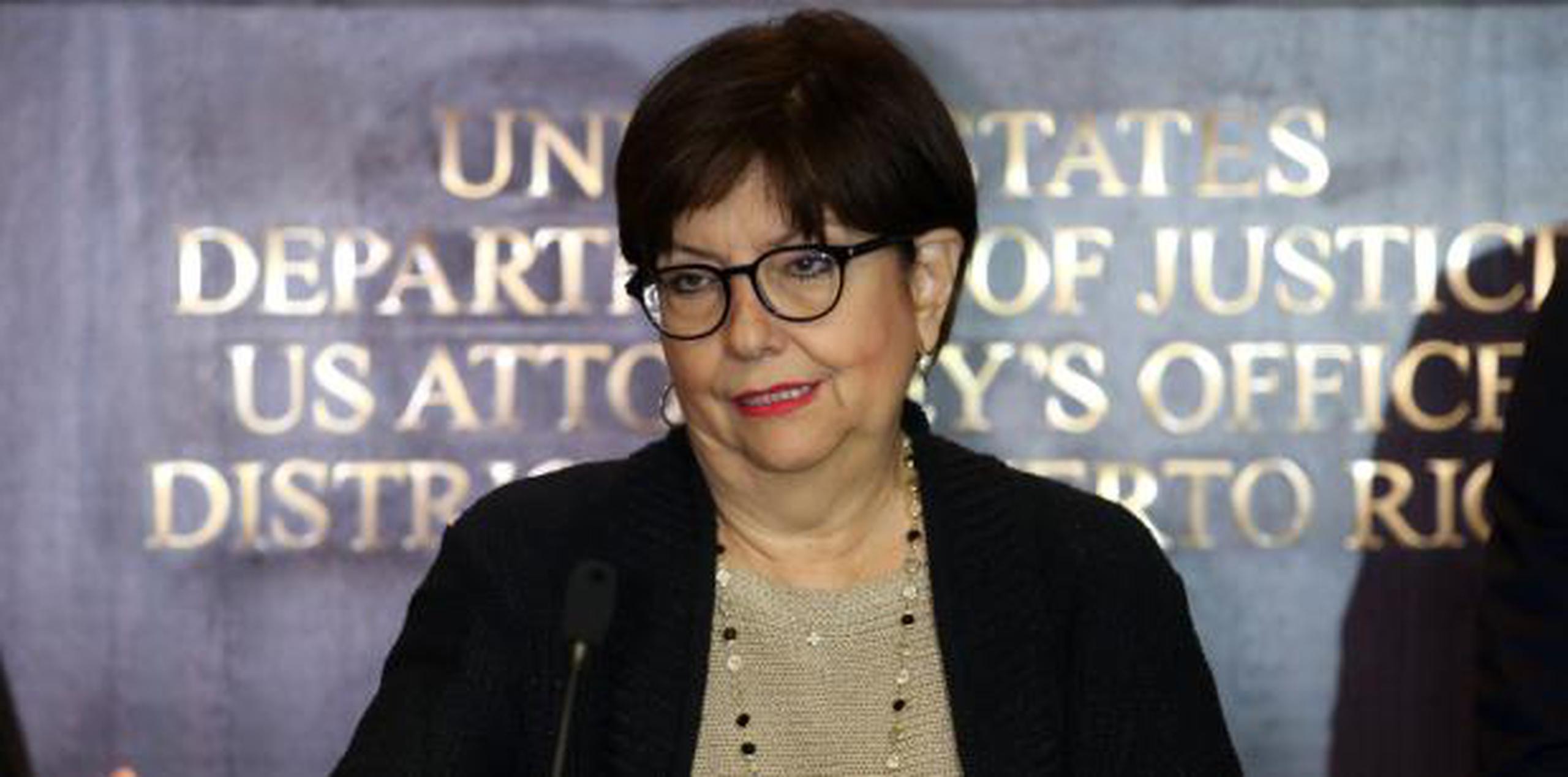 Rosa Emilia Rodríguez-Vélez, jefa de la Fiscalía federal en Puerto Rico. (Archivo)
