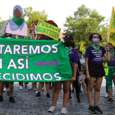 Marea Verde: marchan para defender el derecho al aborto en Puerto Rico