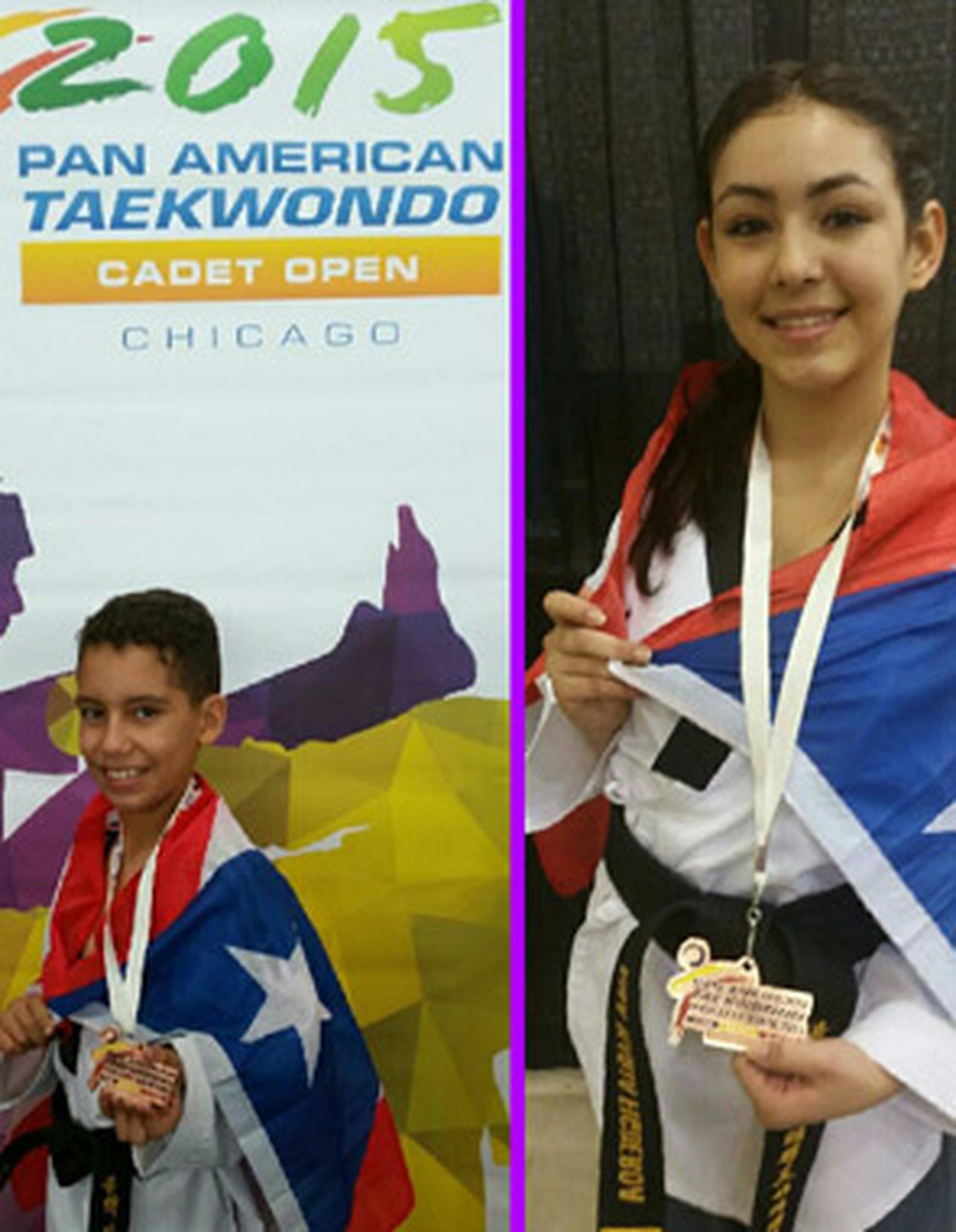 Tanto Ian Belén como Ana María Figueroa obtuvieron medalla de bronce. (Suministrada)