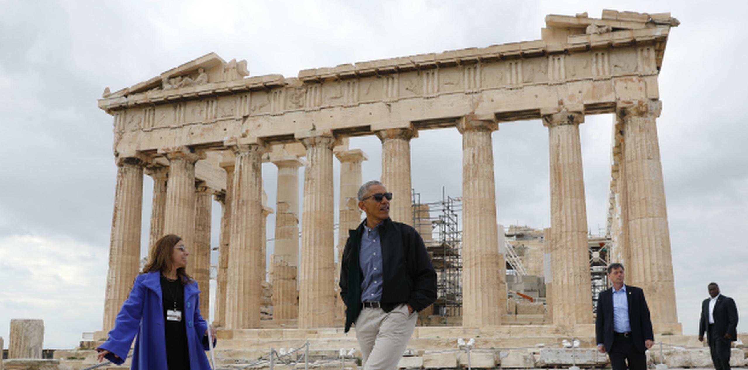 La visita de Obama a Grecia es la primera de un presidente estadounidense en activo desde Bill Clinton. (Foto/Prensa Asociada)