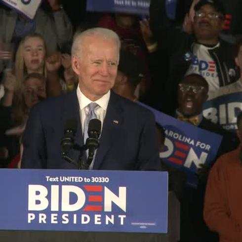 Joe Biden arrasa en las primarias demócratas en Carolina del Sur