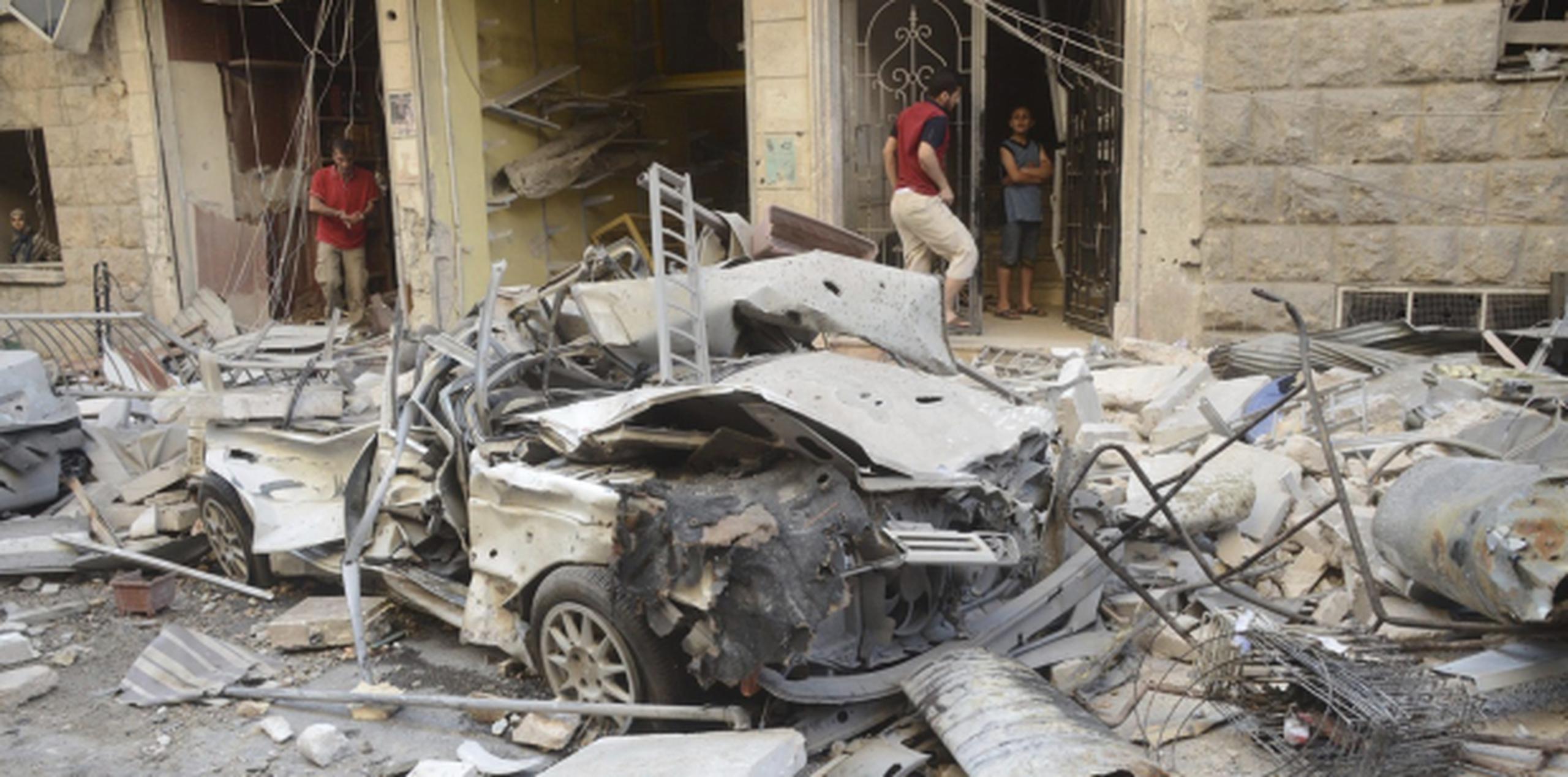 Alepo ha sido una de las ciudades más afectadas por la guerra en Siria. (EFE/Sana Handout)