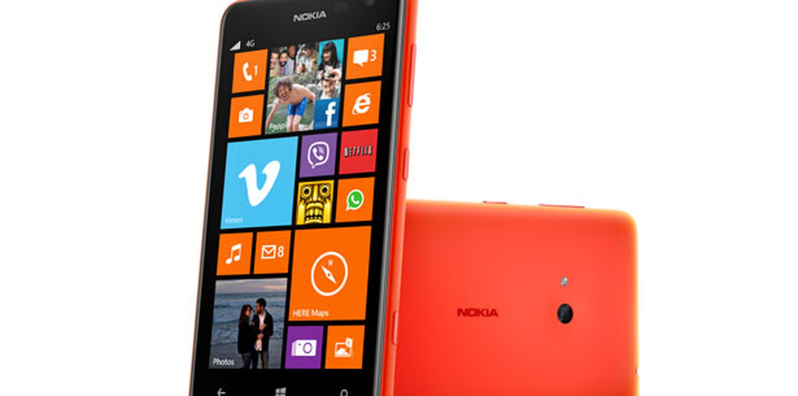 El Nokia Lumia 625 estará mundialmente disponible durante el último trimestre del 2013 y en Puerto Rico podrá adquirirse en exclusiva a través de Claro. (Suministrada)
