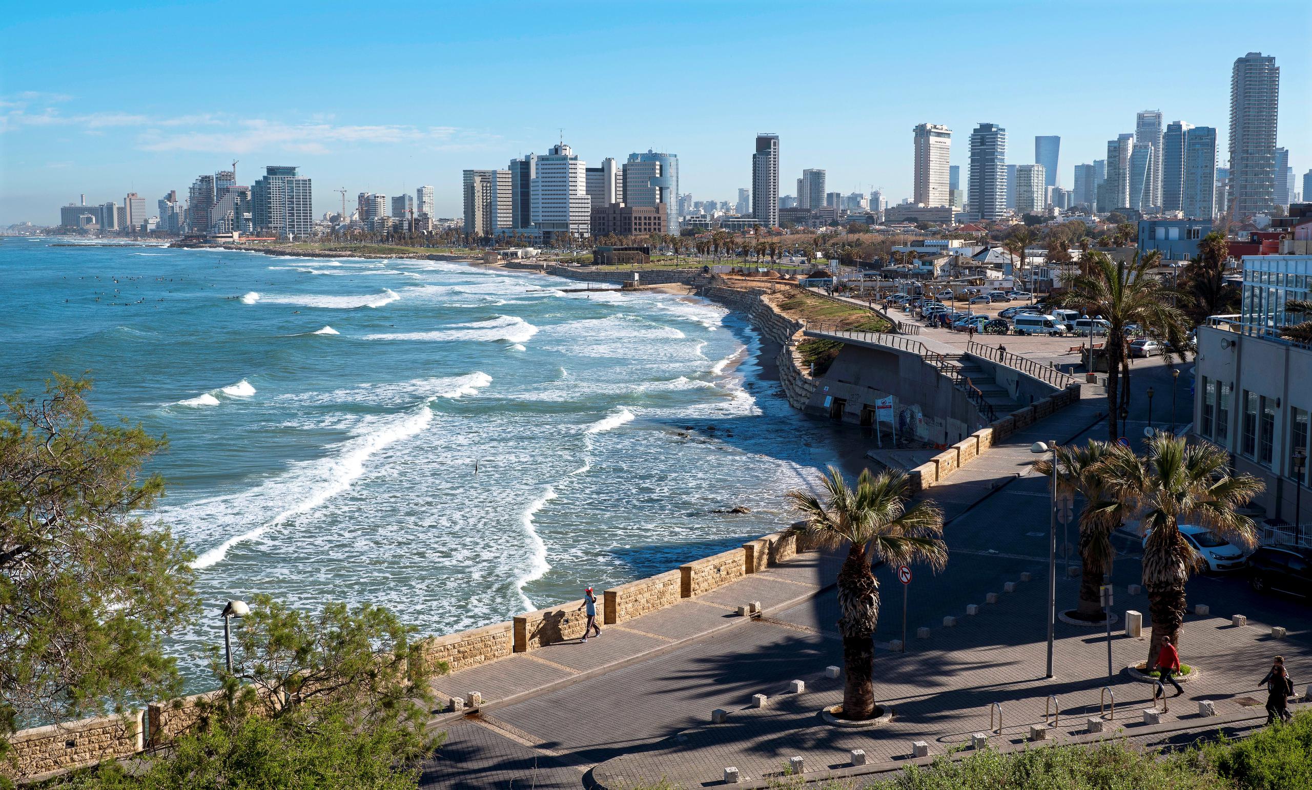 Vista de Tel Aviv en Israel.