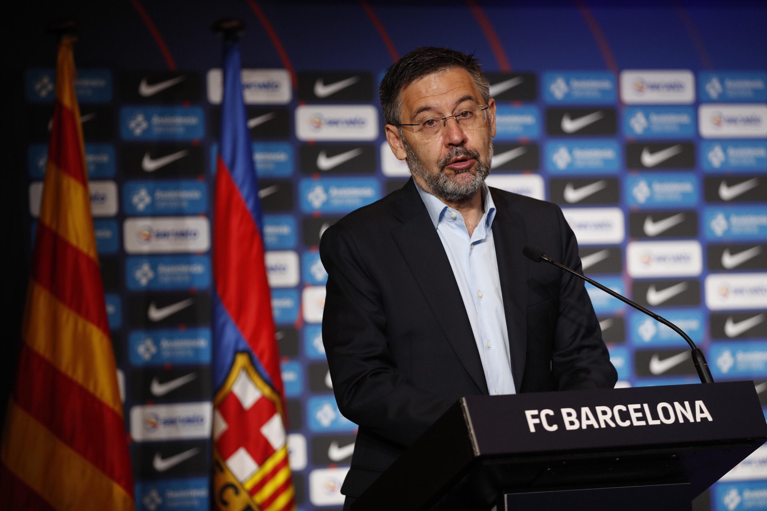 El presidente del FC Barcelona, Josep Maria Bartomeu, no ha conversado directamente con el disgustado jugador.