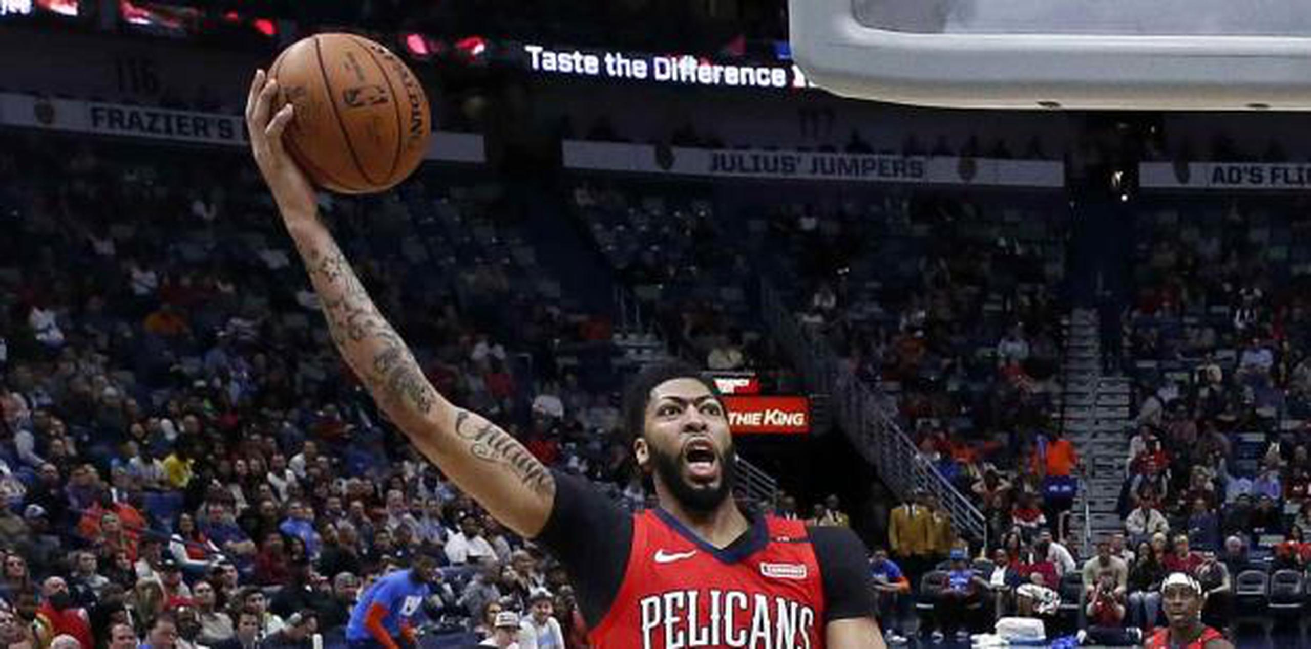 No se sabe si Davis volverá a vestir el uniforme de los Pelicans. (AP)