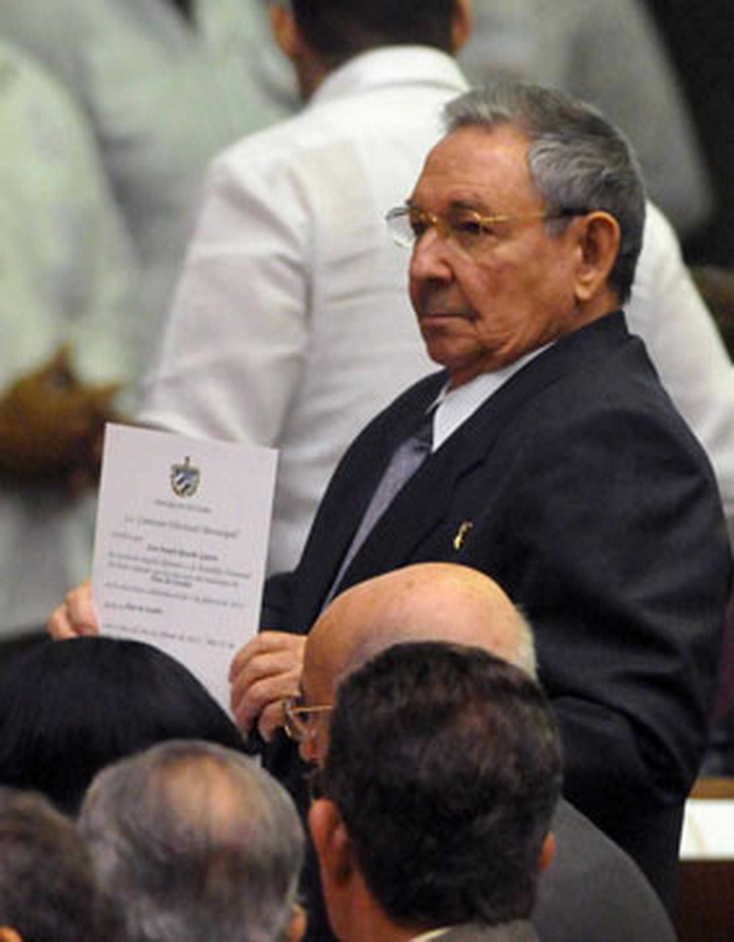 Raúl Castro fue nombrado formalmente presidente de Cuba en febrero de 2008. (EFE)