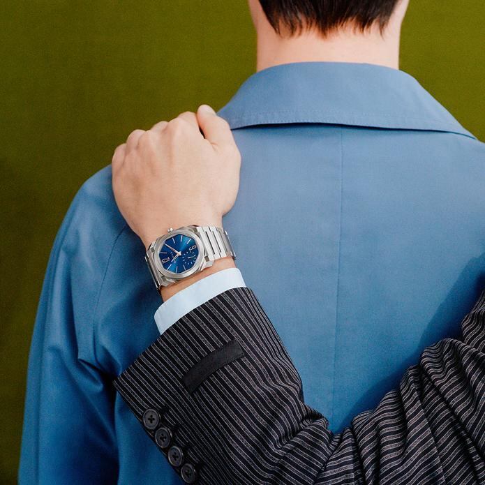 La magnífica fusión del vanguardista diseño italiano y la elegante ingeniería suiza enmarcan el reloj Octo Finissimo. Diseñado con una mecánica innovadora y un aspecto ultra atractivo, es el mejor regalo para el Día del Padre. Disponible en Bulgari.