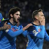 Napoli avanza a cuartos de la Champions por primera vez