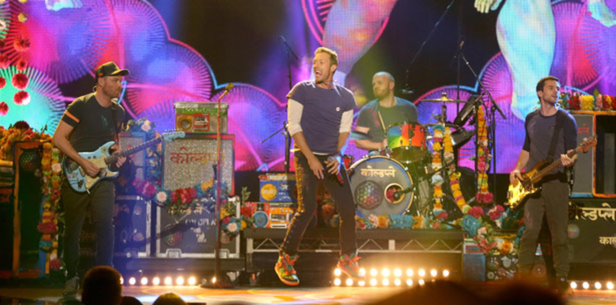 Coldplay se está asegurando de lograr superar la vistosa presentación de Katy Perry el año pasado. (Archivo/AP)
