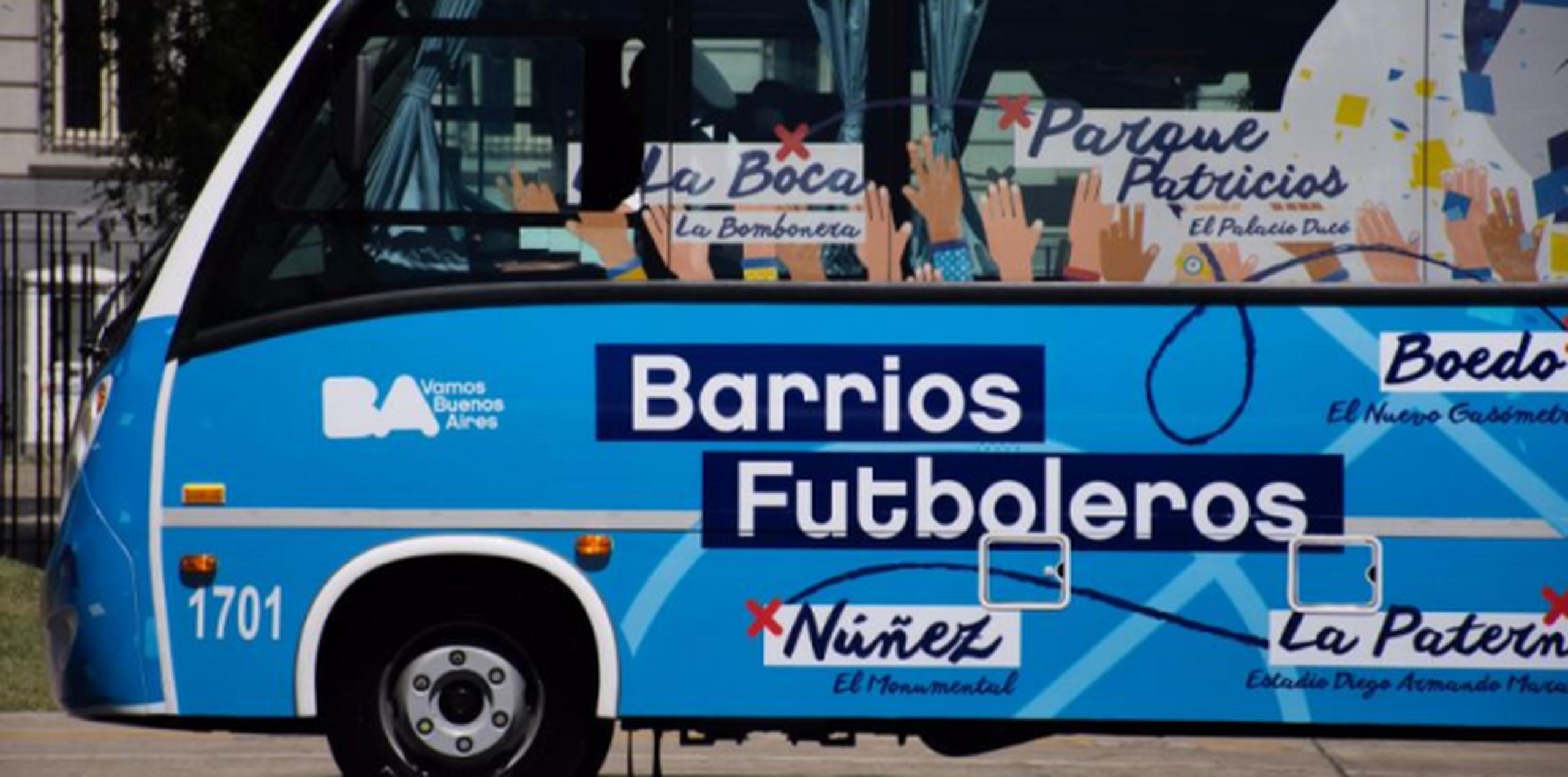 La iniciativa se presentó hoy de manera oficial y el lunes ya estará disponible para los turistas que visiten la capital argentina y que quieran conocer la versión más futbolera de la ciudad porteña. (Twitter)