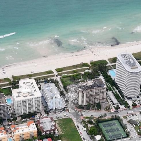 Condominio colapsado en Miami: vídeo desde helicóptero muestra la magnitud de daños