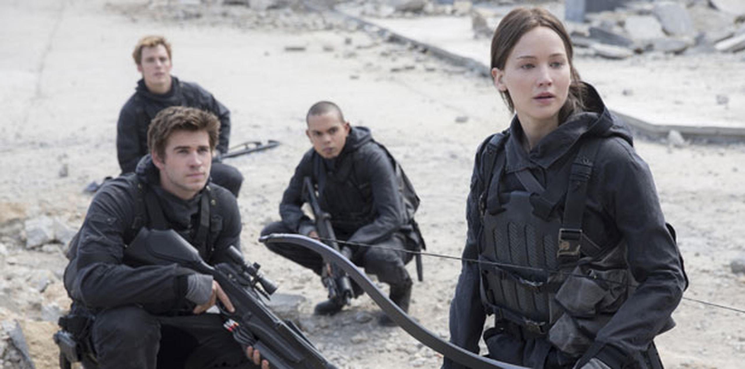 "The Hunger Games: Mockingjay — Parte 2" logró dominar. (AP)
