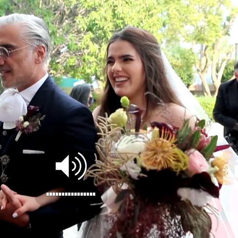 Sorprende boda de la hija de Alejandro Fernández