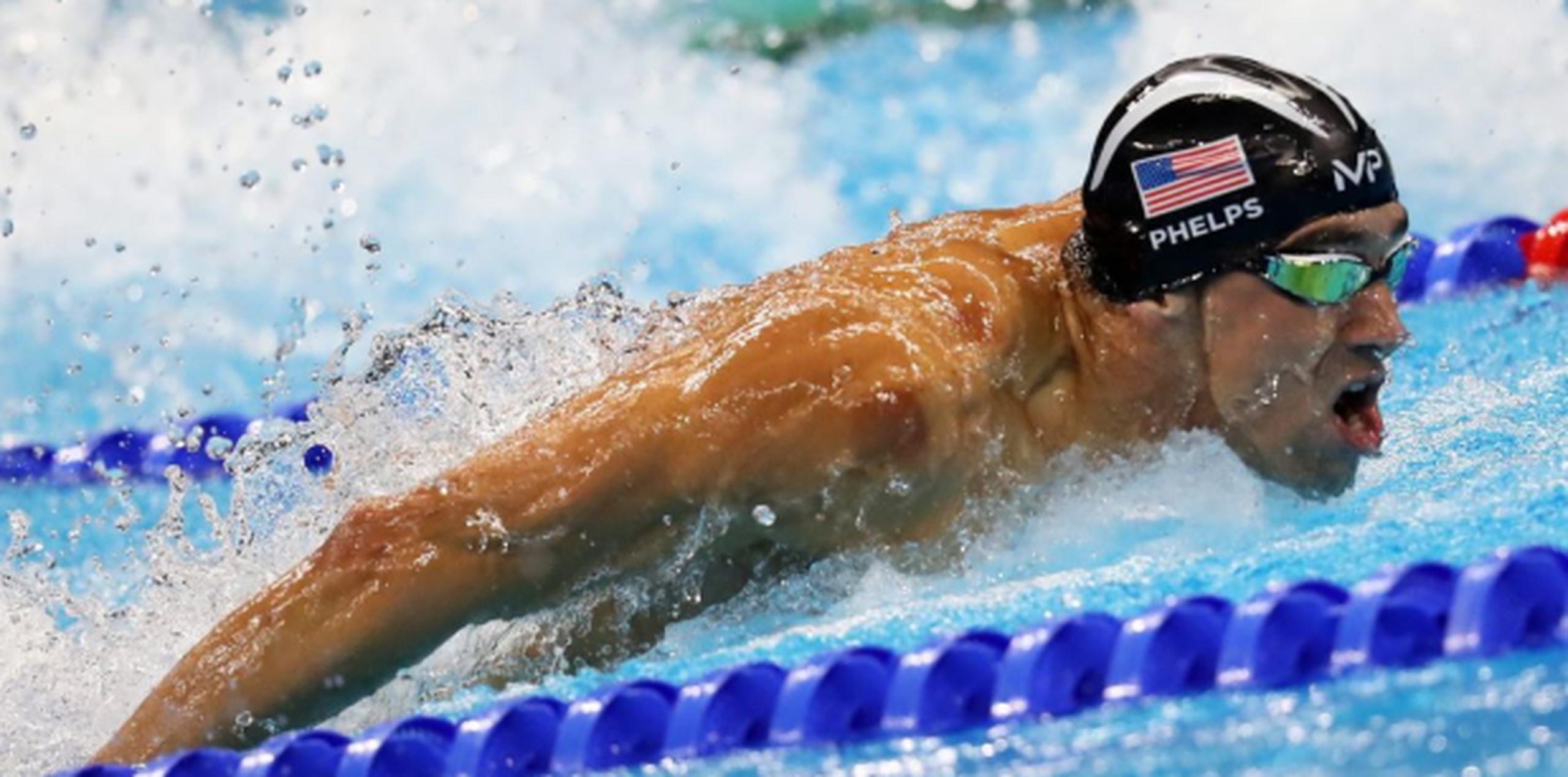 Phelps tuiteó el domingo que desea una revancha, pero en aguas más templadas. (EFE)