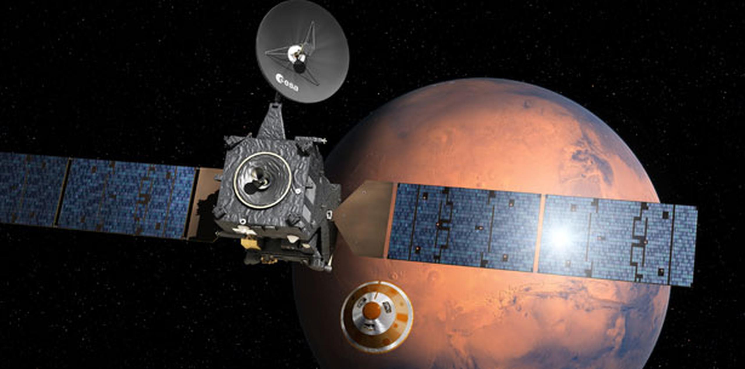 El intento previo de la ESA de aterrizar en Marte con el explorador Beagle 2 fracasó al final de 2003. (ESA/D. Ducros via AP)

