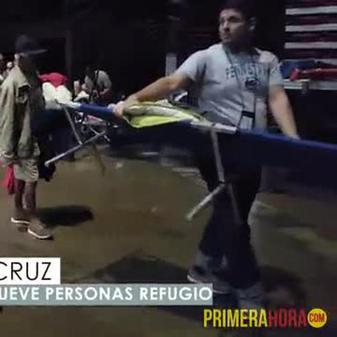 Chorro de agua provoca movilización en refugio de San Juan 
