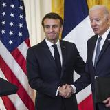 Macron le insiste a Biden que deben “resincronizar” sus agendas comerciales 