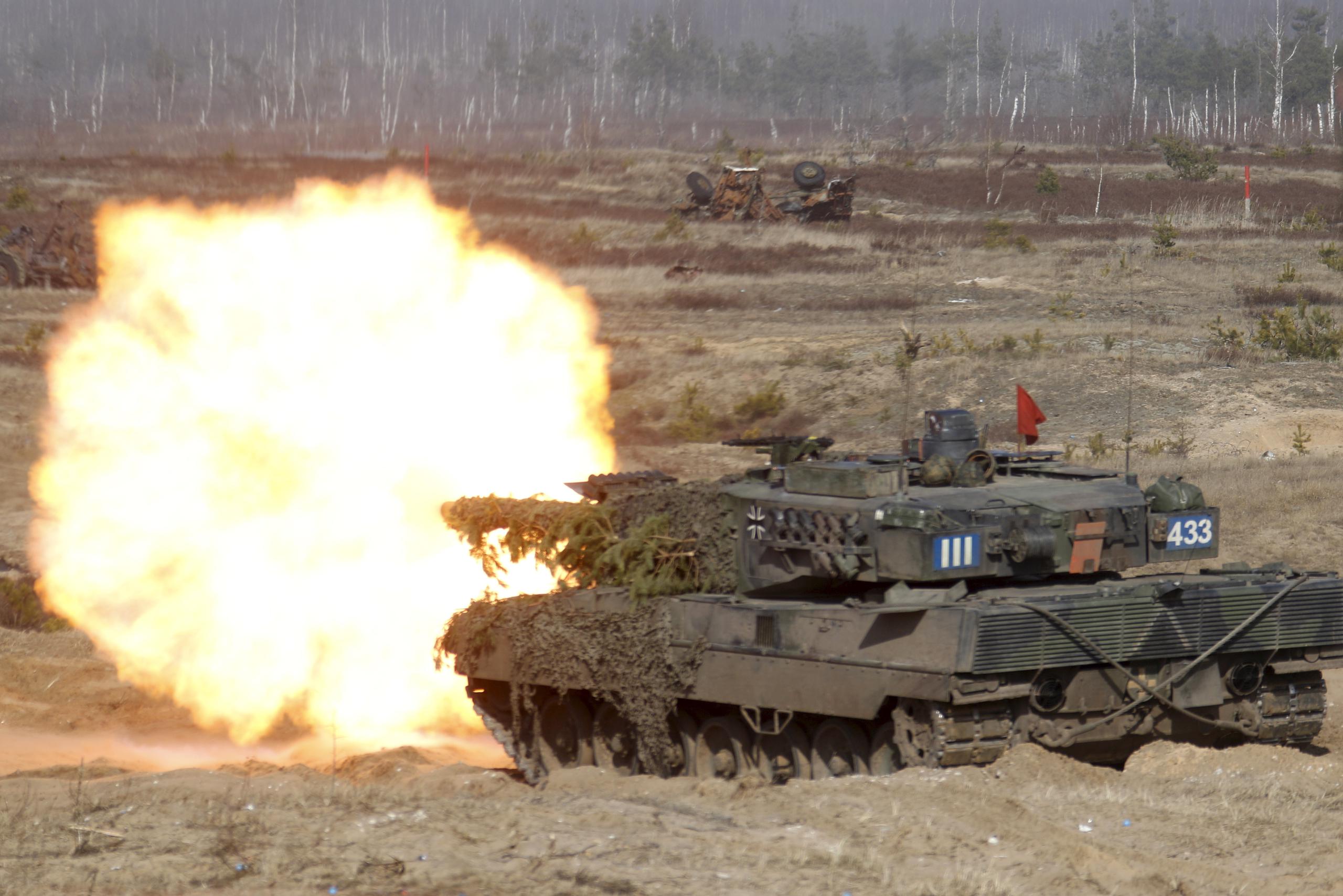 Imagen de Archivo de un carro de combate Leopard 2.