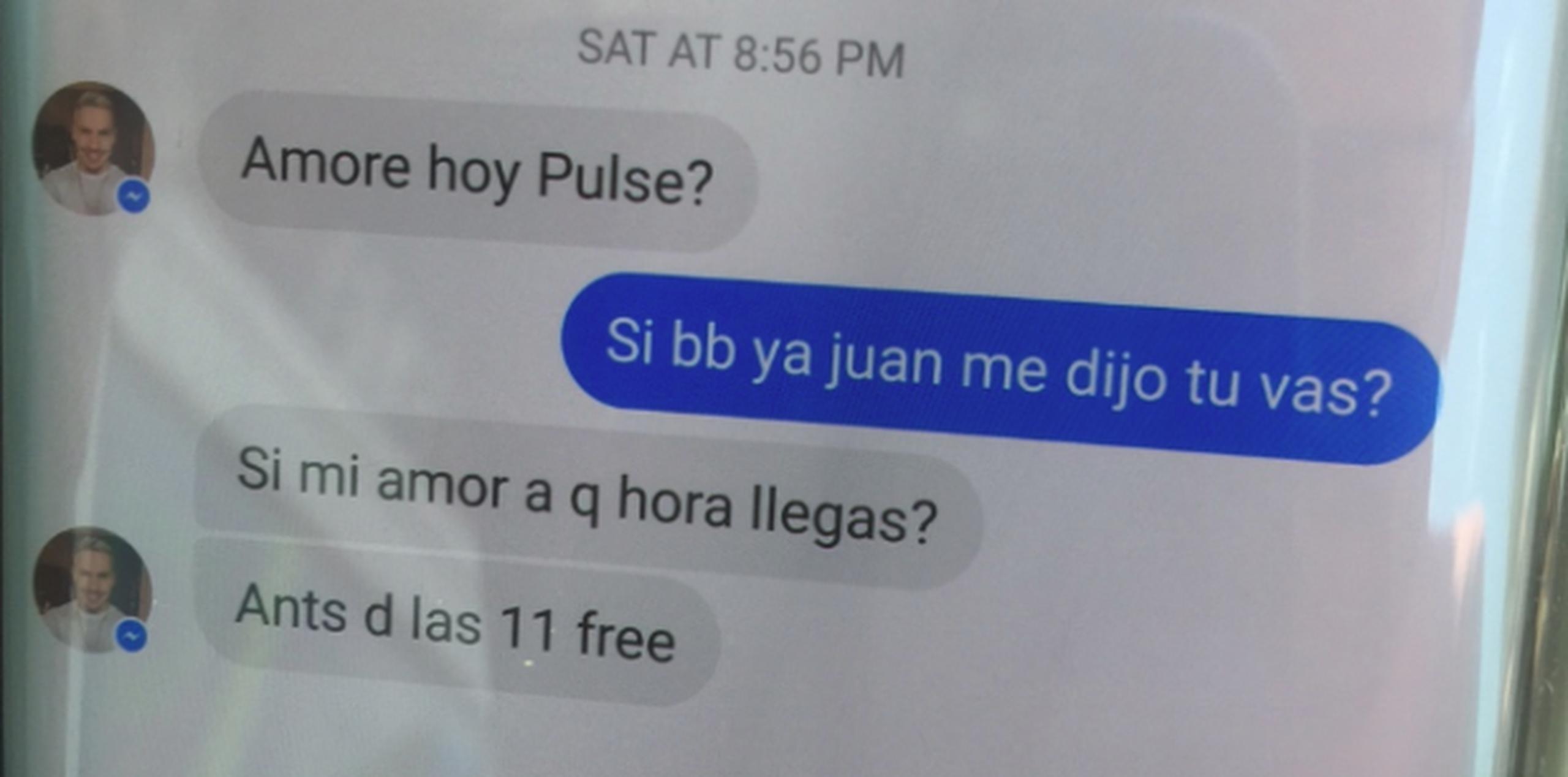 La mayagüezana compartió los mensajes de texto que tuvo para cuadrar el jangueo de esa noche. (jayson.vazquez@gfrmedia.com)