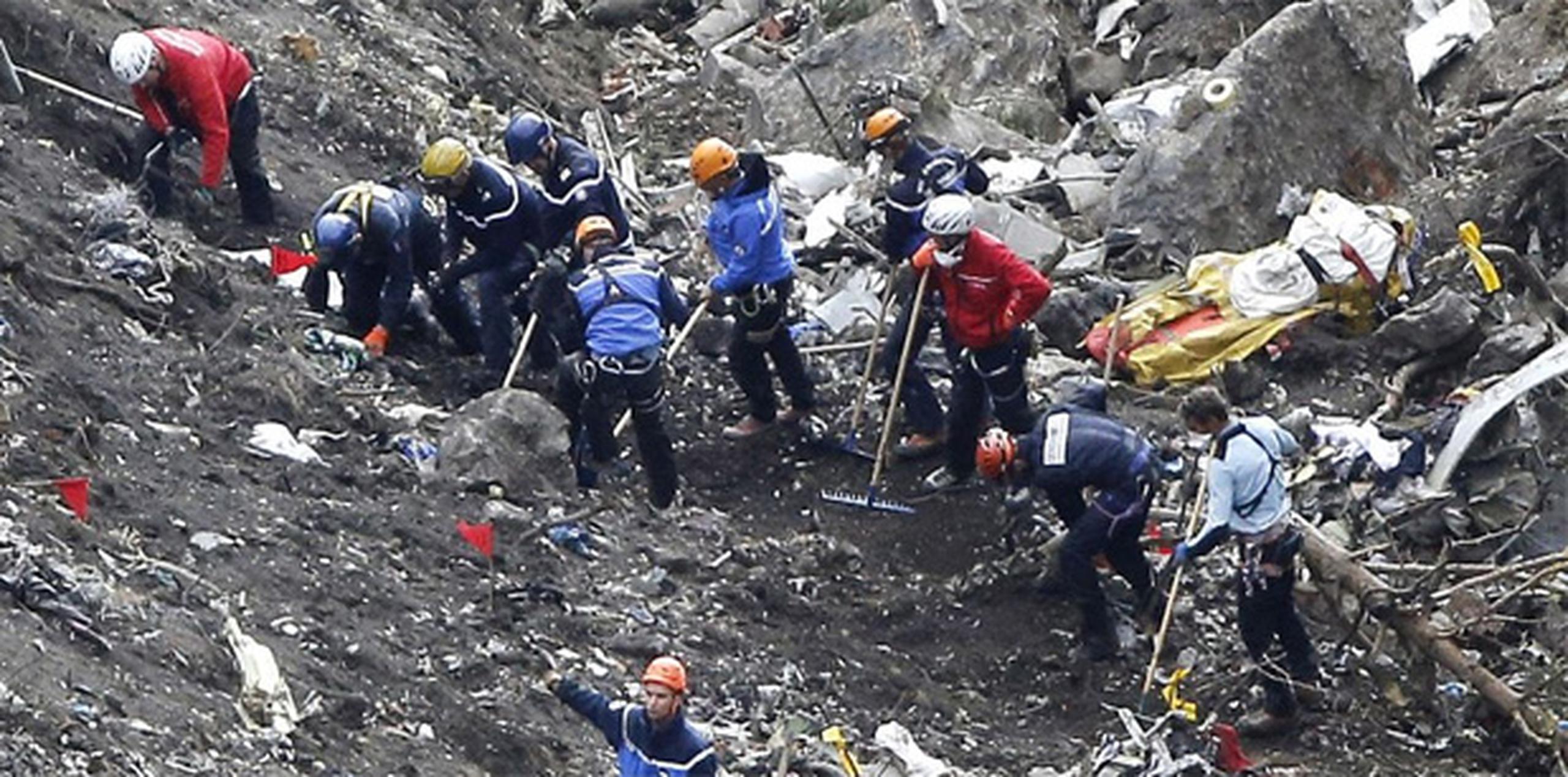 El vuelo 9525 de Germanwings se estrelló el 24 de marzo en los Alpes franceses. (AFP)