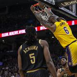 LeBron y los Lakers salieron de su bache con un triunfo sobre los Raptors