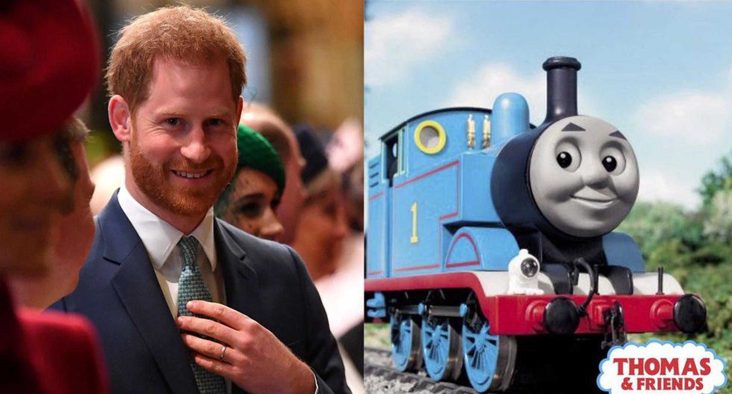 El príncipe Harry pone su voz en un especial de la serie infantil animada “Thomas y sus amigos”.