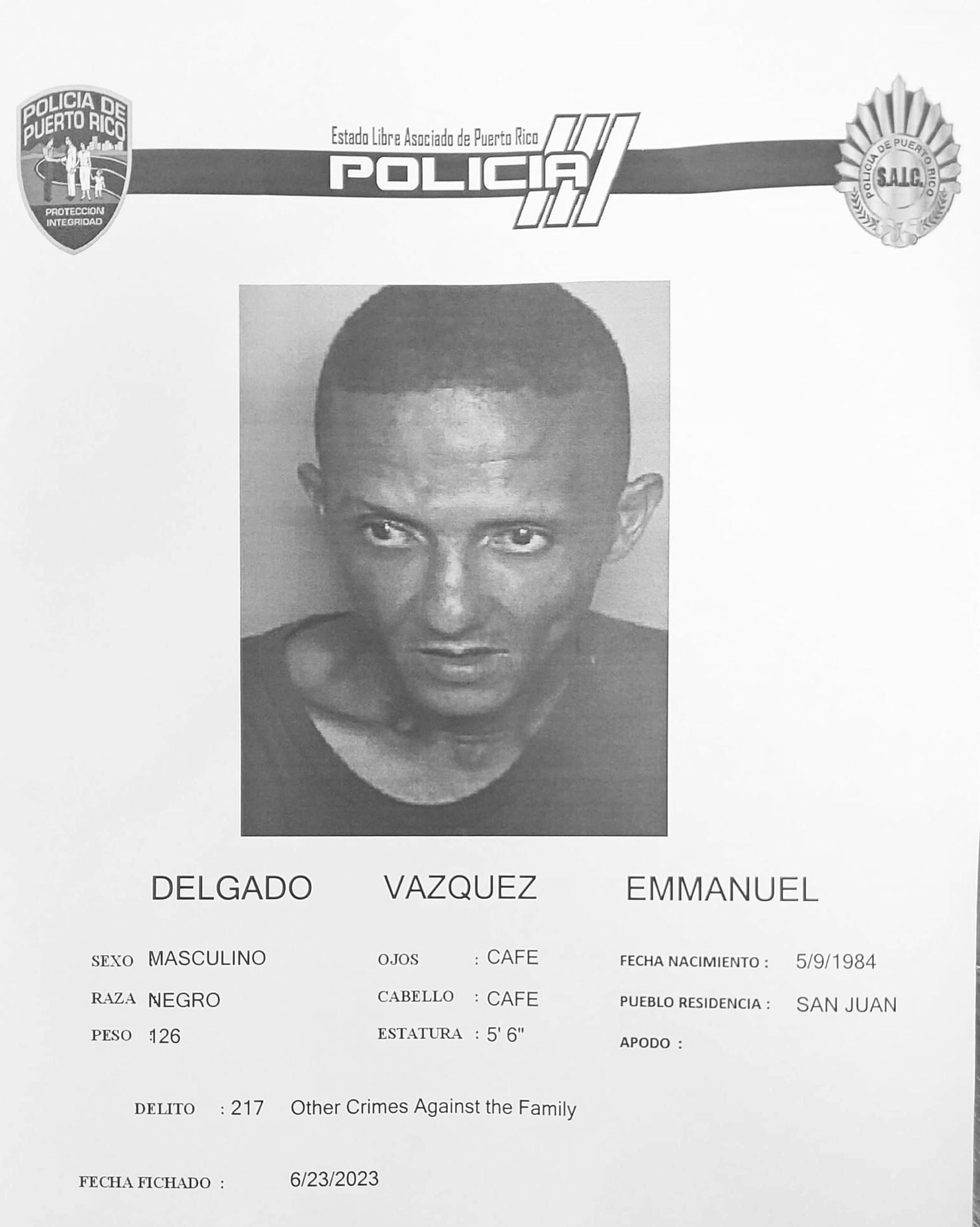 Emmanuel Delgado Vázquez fue asesinado mientras transitaba en una motora por la calle Camelia Soto, en Río Piedras.