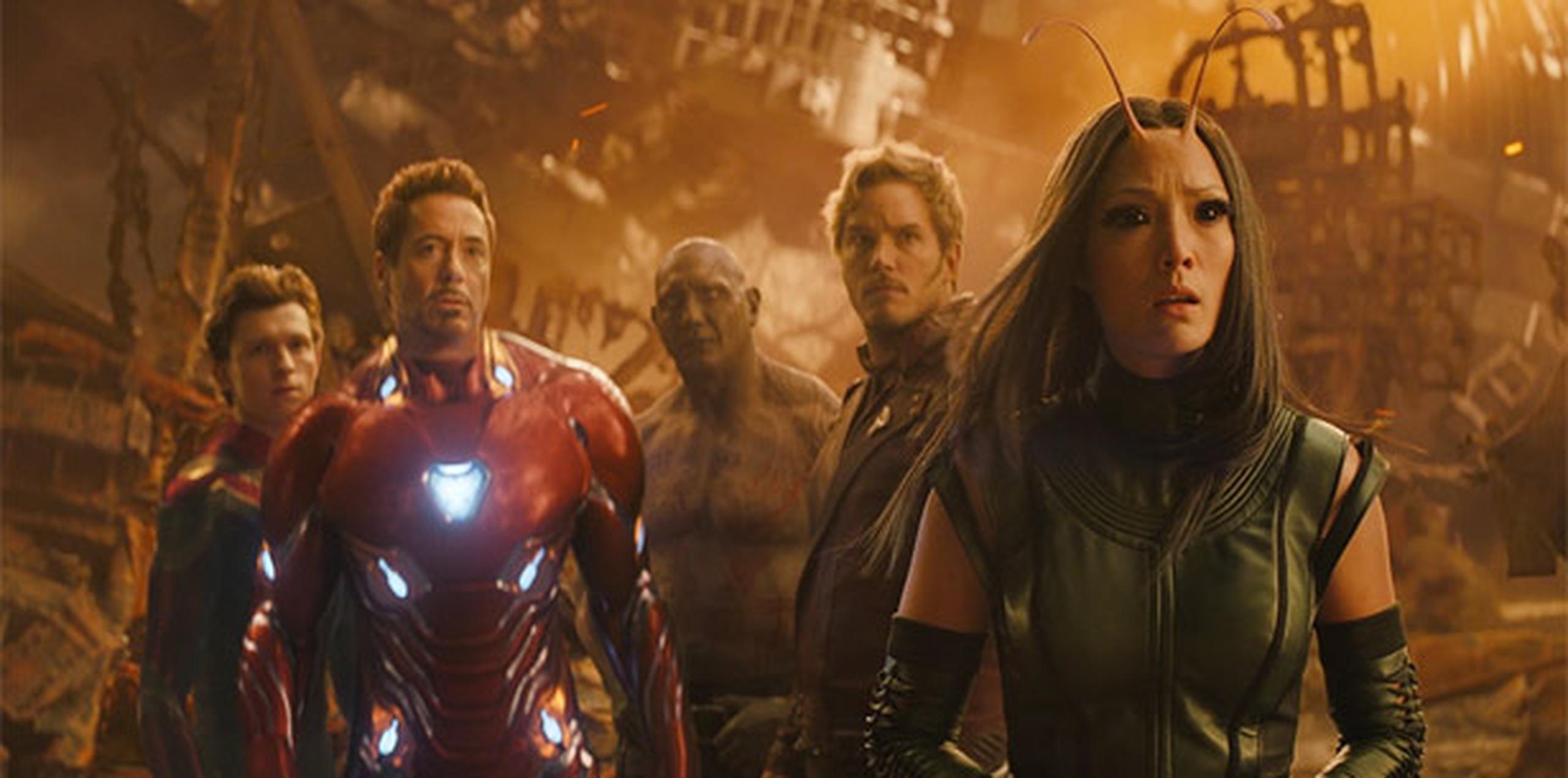 Infinity War junta en pantalla a más de 30 personajes significativos del universo cinematográfico de Marvel.