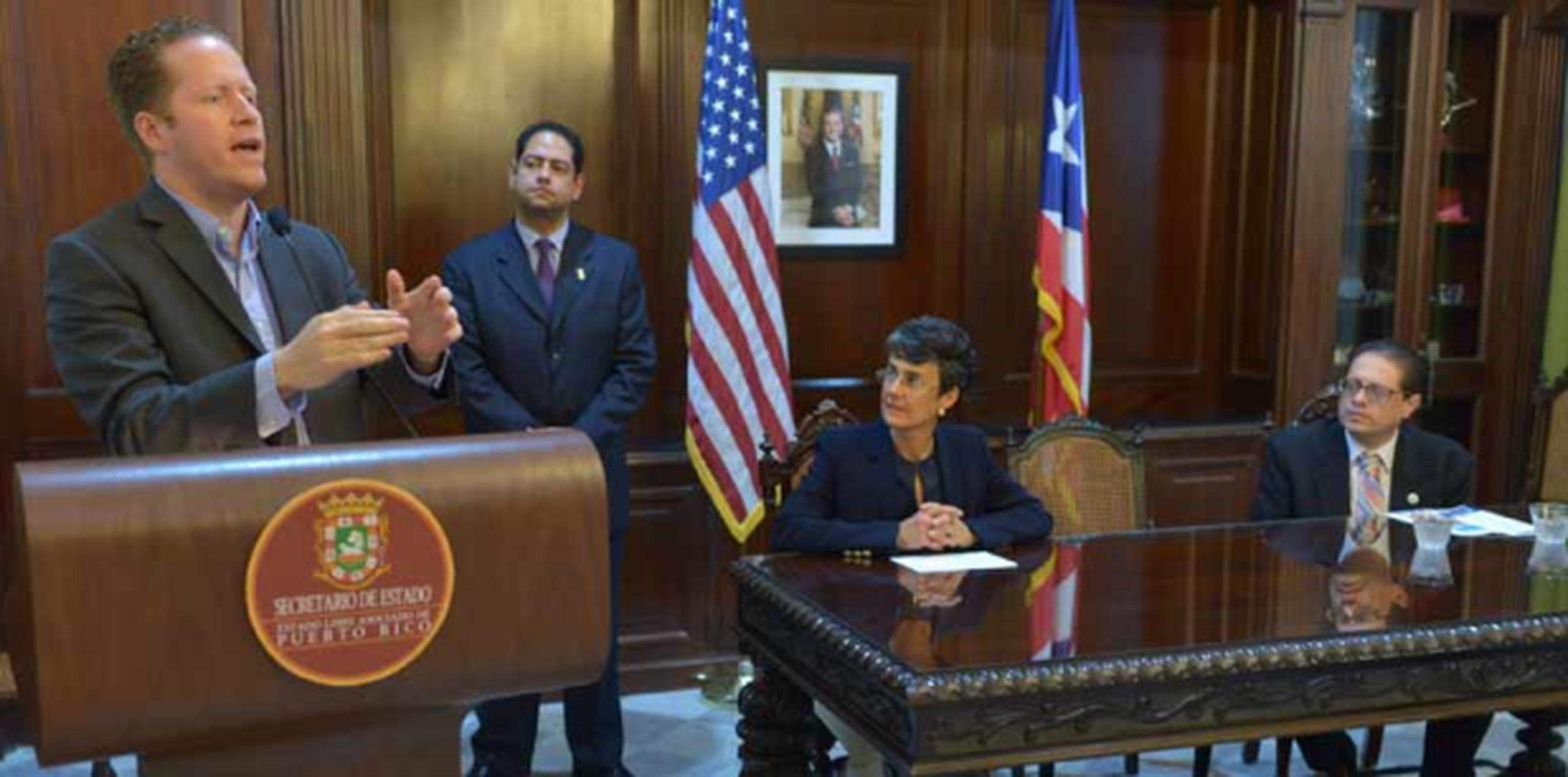 La información trascendió este lunes durante una rueda de prensa del secretario de Estado, David Bernier, en la que además se anunciaron otras aportaciones de puertorriqueños en proyectos educativos latinoamericanos. (Suministrada)