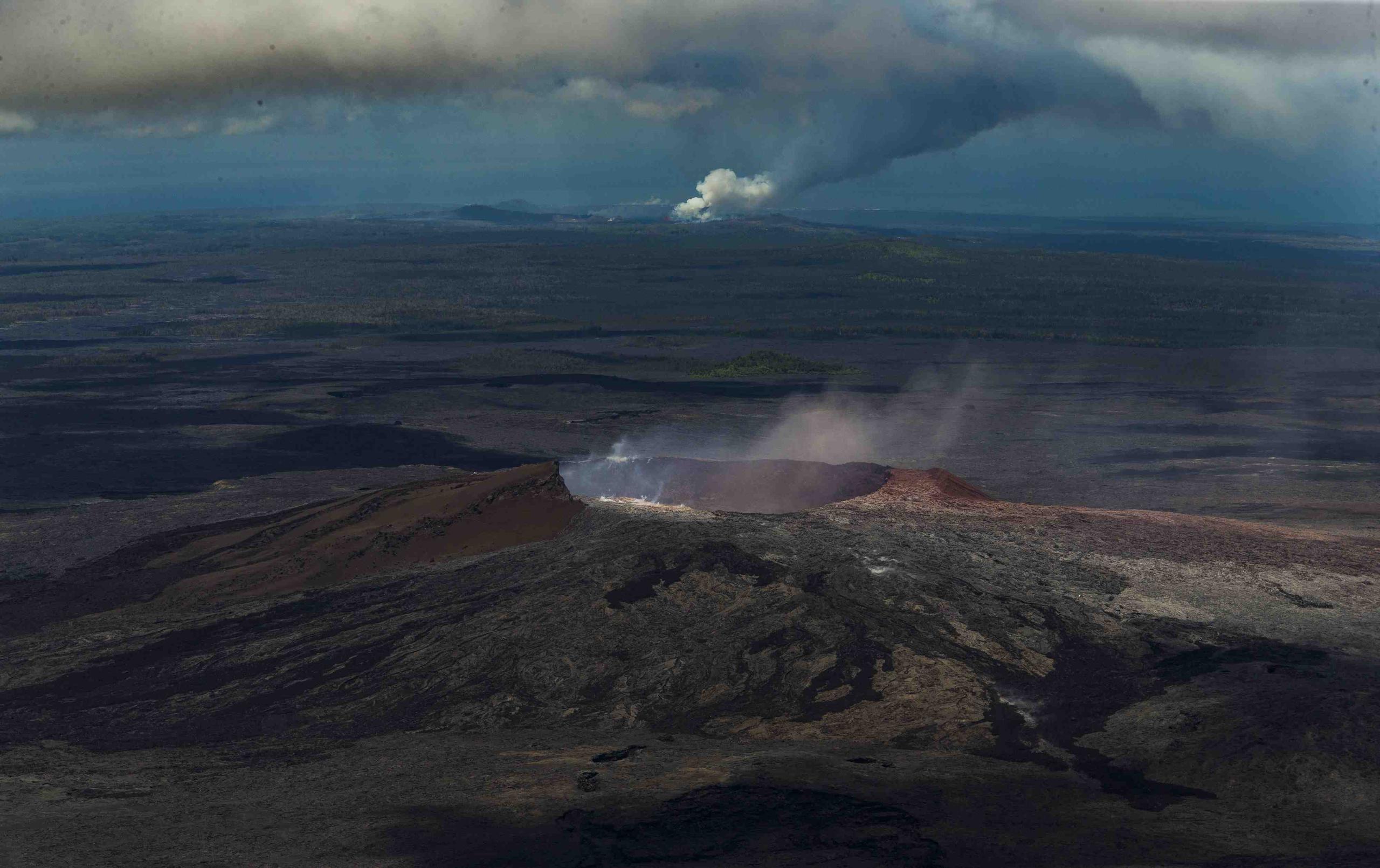 La caldera del volcán Kilauea. (AP / LE Baskow)
