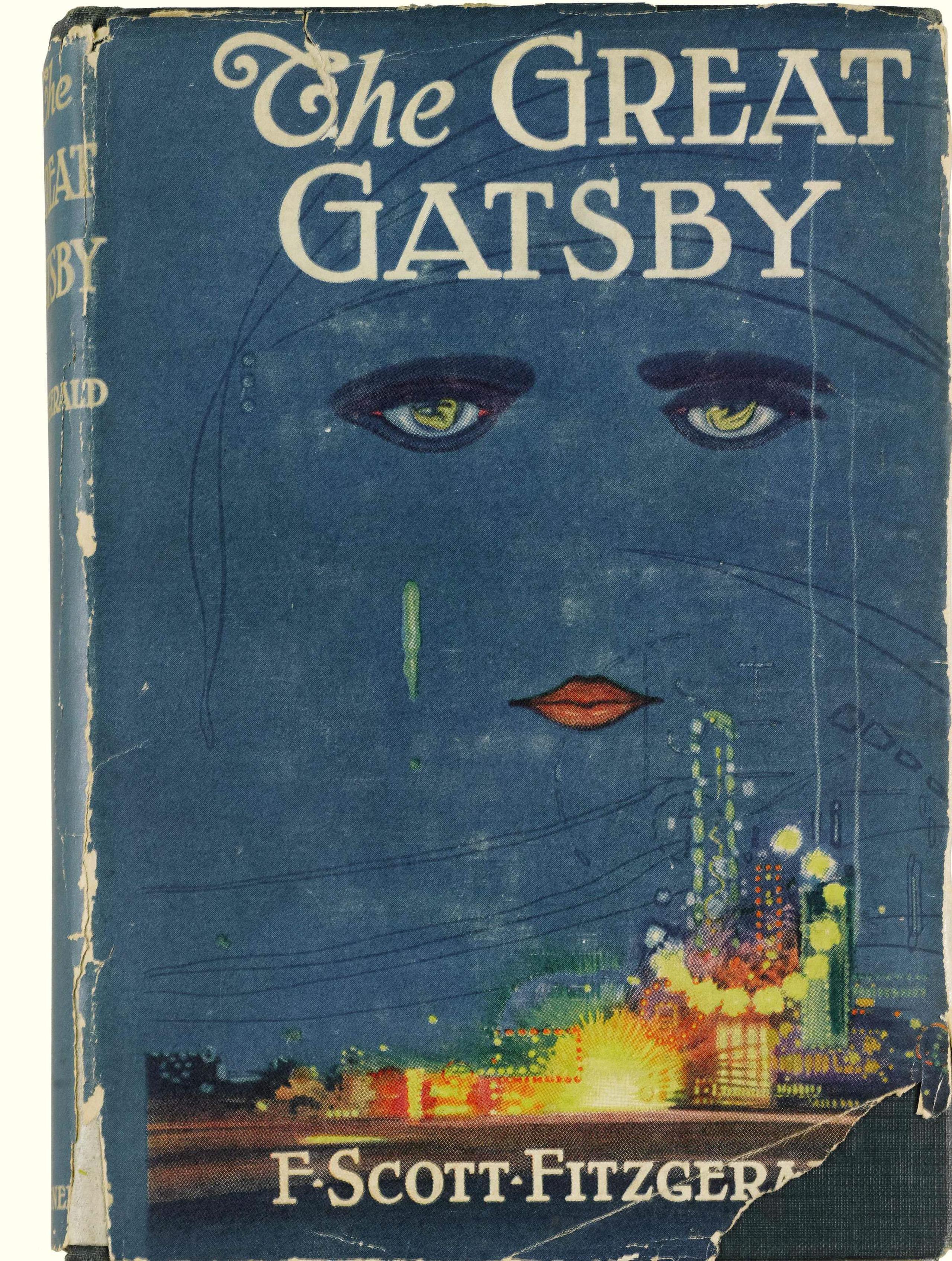 Ejemplar de la primera edición de "El gran Gatsby" de Francis Scott Fitzgerald, publicada en 1925.