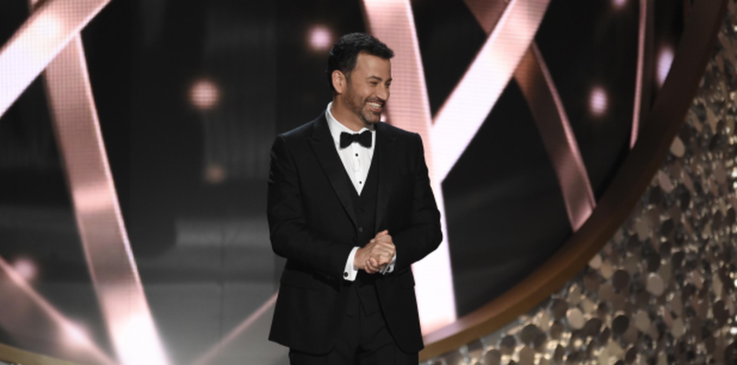 Jimmy Kimmel fue el anfitrión de la noche. (AP)