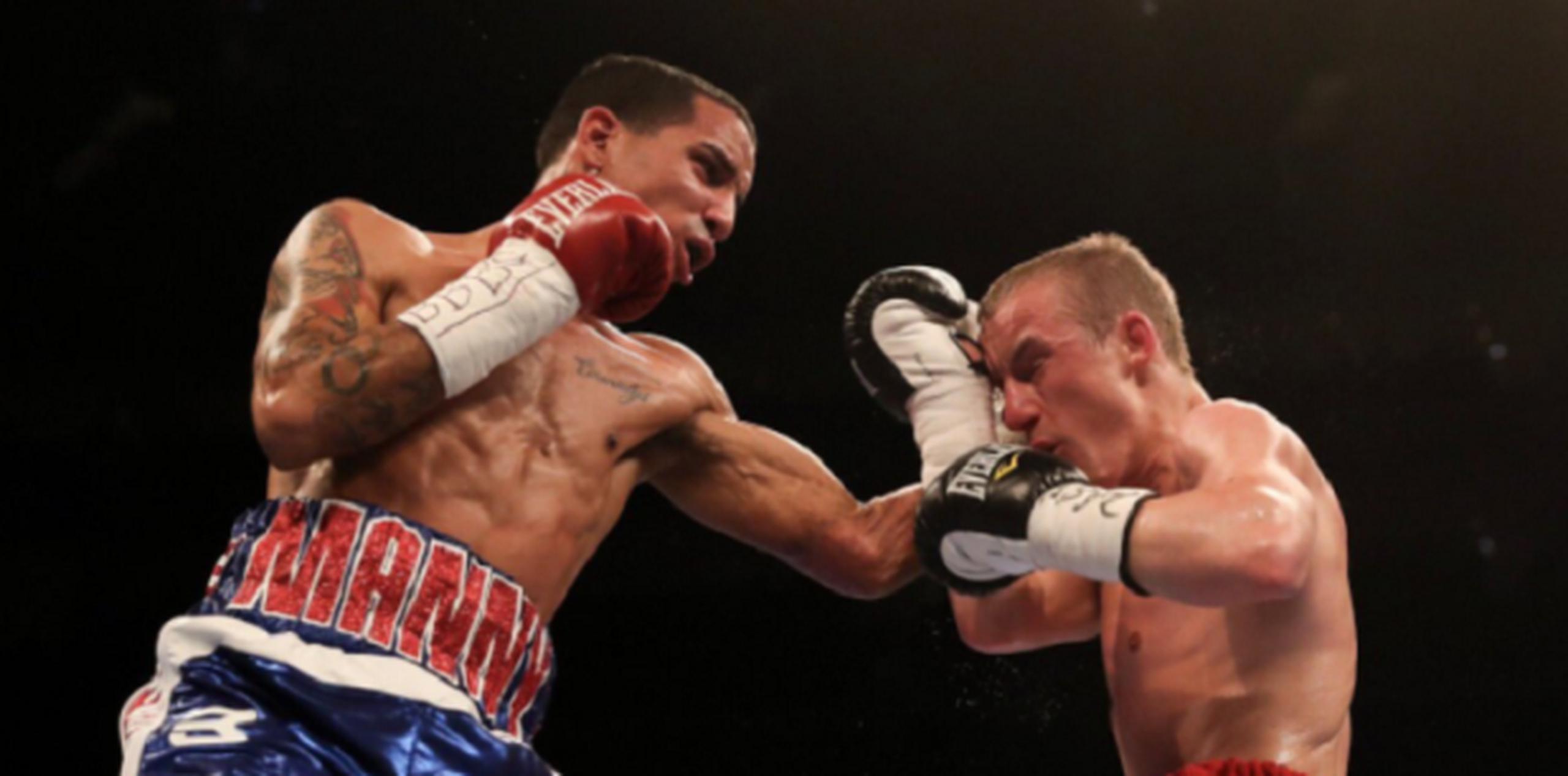 Durante el combate, el puertorriqueño lució superior a su contrincante desde el primer asalto. (Matchroom Boxing)