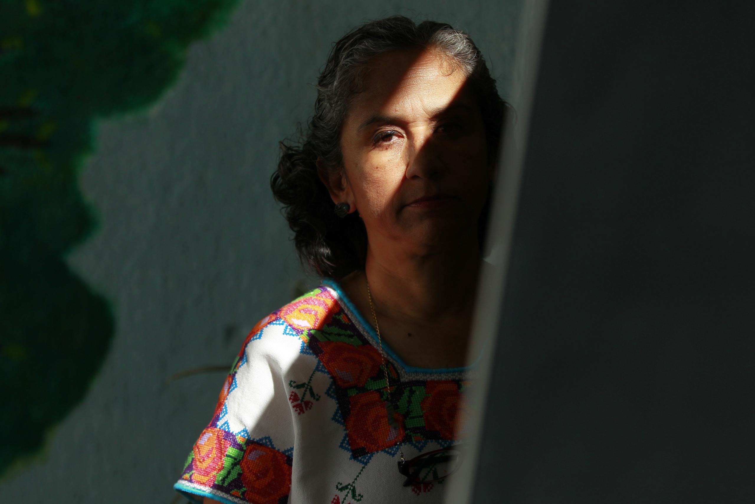 La representante de la Red por los Derechos Sexuales y Reproductivos en México, Patricia Ortega. (EFE/ Francisco Guasco)