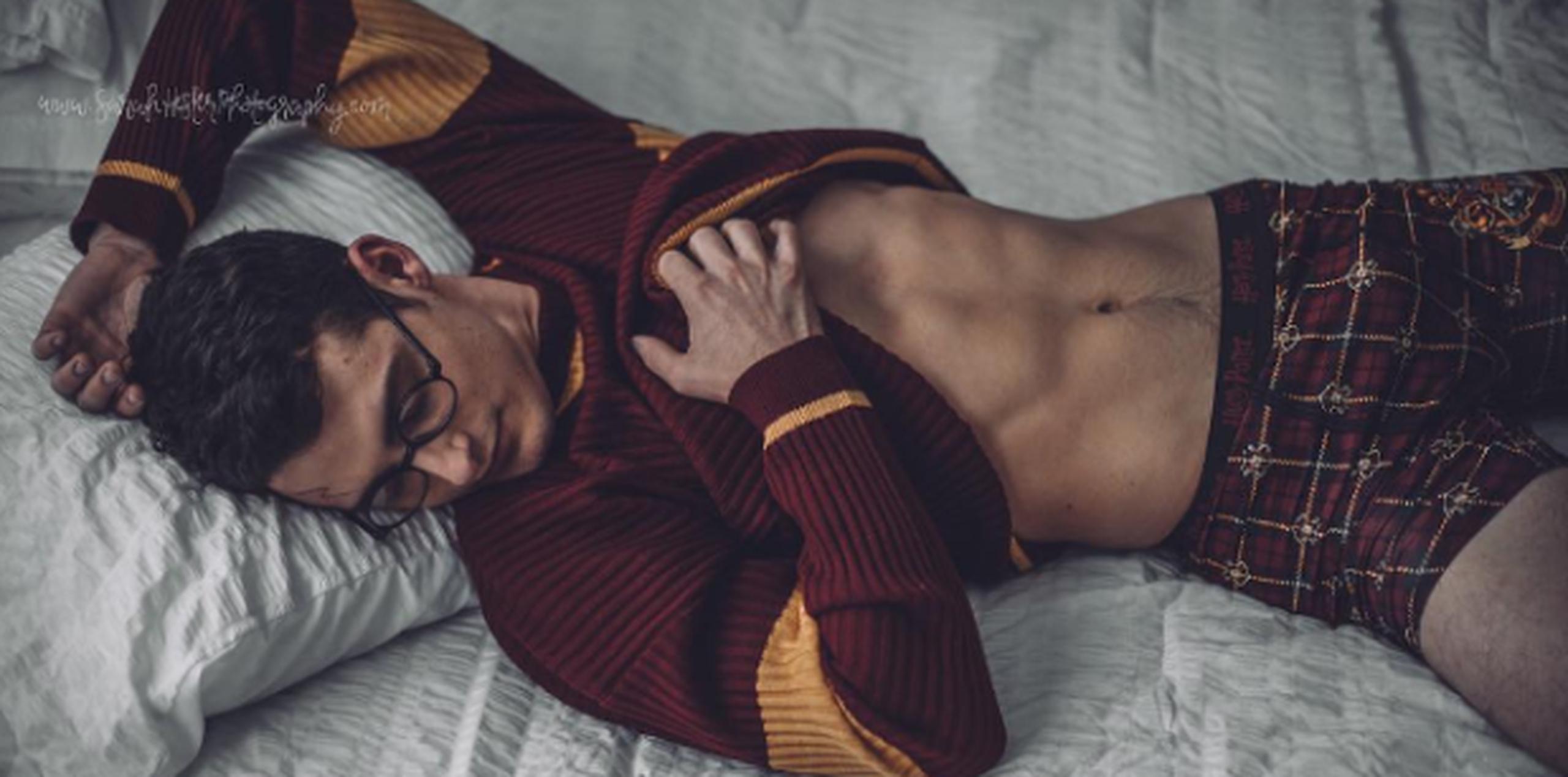 Zachary Howell como Harry Potter. (Instagram / Sarah Hester)