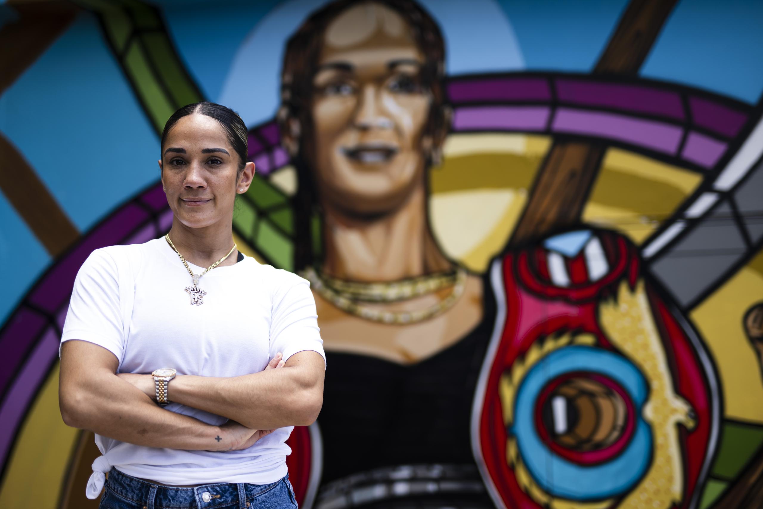 Amanda Serrano estableció su centro de entrenamiento para esta pelea en Puerto Rico.