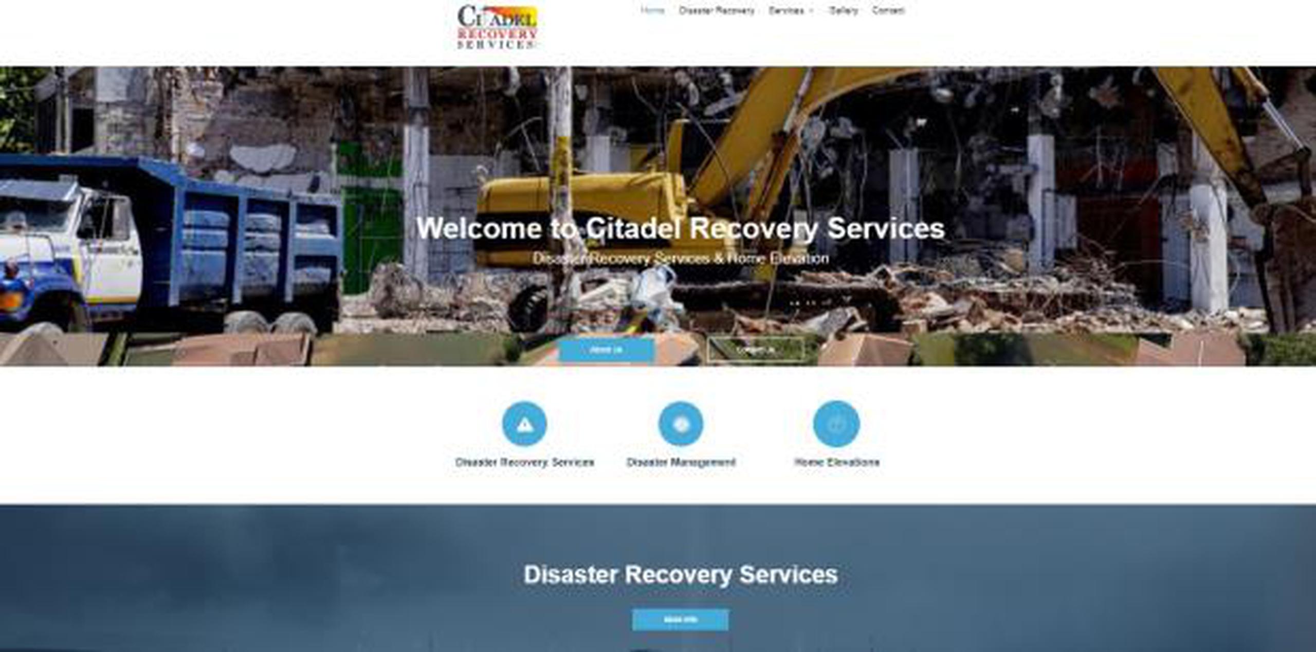 The Citadel Recovery Services es una compañía estadounidense con base en el estado de Luisiana. (Captura)