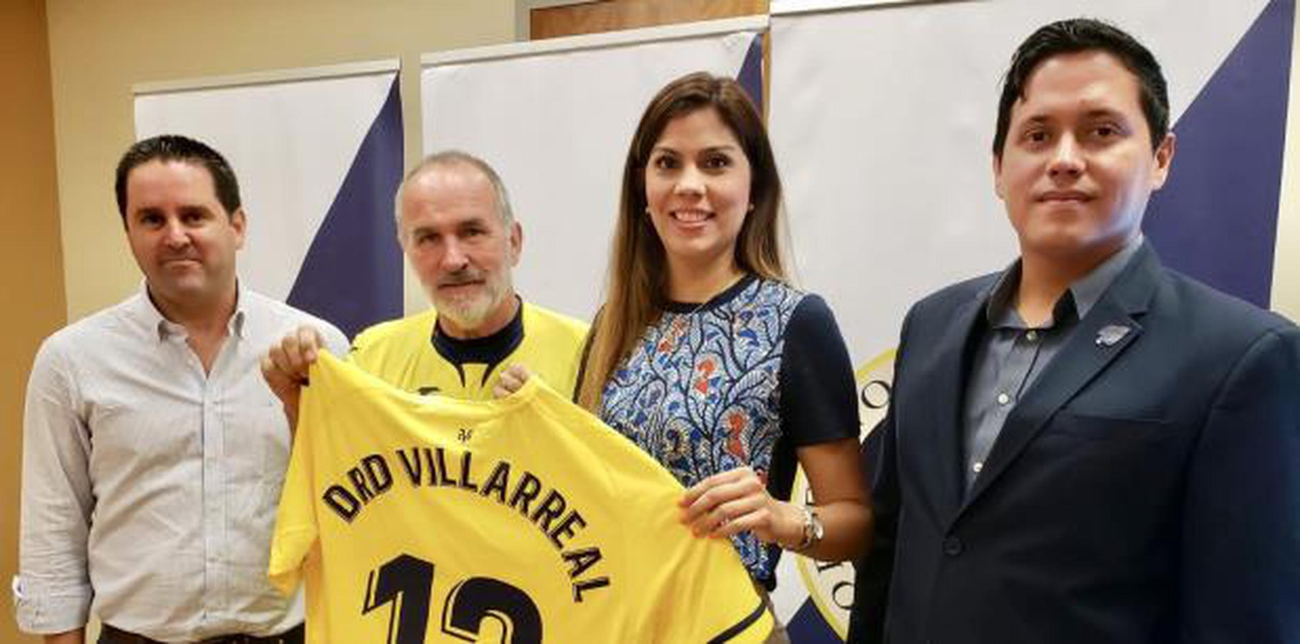 La secretaria del Departamento de Recreación y Deportes, Adriana Sánchez Parés, anunció una alianza deportiva con el Club Deportivo Villarreal. (Suministrada)